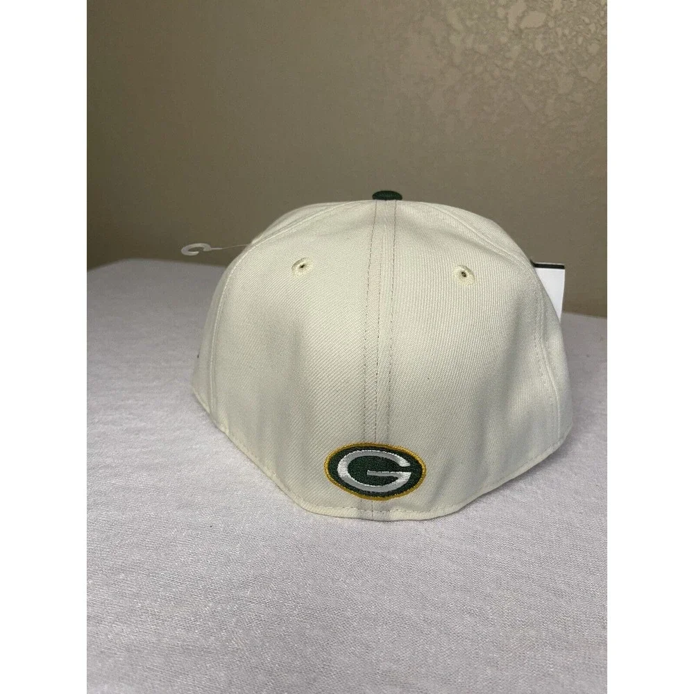 GREEN BAY PACKERS NFC NEW ERA HAT/CAP  7 3/8 NFL FOOTBALL - Picture 2 of 3